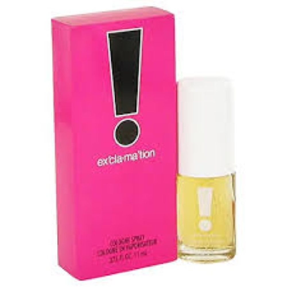 Vintage Exclamation Cologne Spray with Pink Box